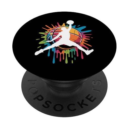 Basketball Spieler Basketballer Basketball PopSockets Klebender PopGrip Basketball Spieler Basketballer Basketball PopSockets Klebender PopGrip von Basketballverein Basketball Basketballspieler
