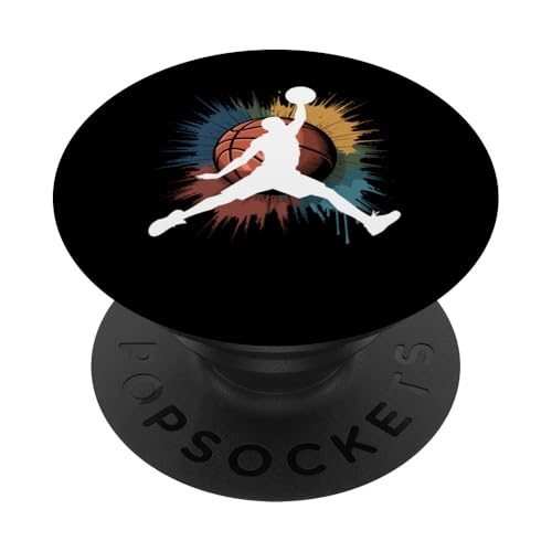 Basketball Spieler Basketballer Basketball PopSockets Klebender PopGrip Basketball Spieler Basketballer Basketball PopSockets Klebender PopGrip von Basketballverein Basketball Basketballspieler