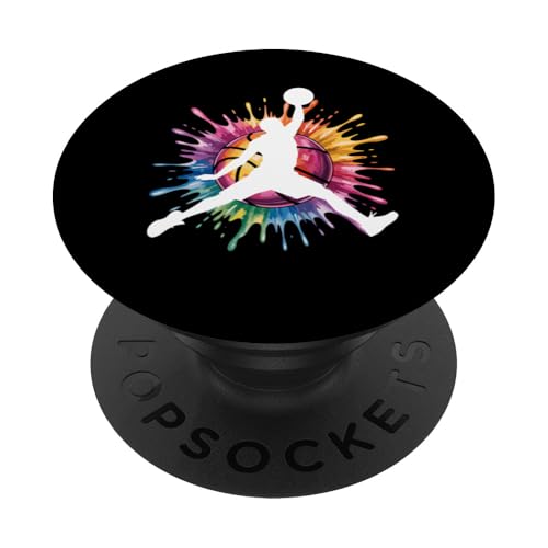 Basketball Spieler Basketballer Basketball PopSockets Klebender PopGrip Basketball Spieler Basketballer Basketball PopSockets Klebender PopGrip von Basketballverein Basketball Basketballspieler