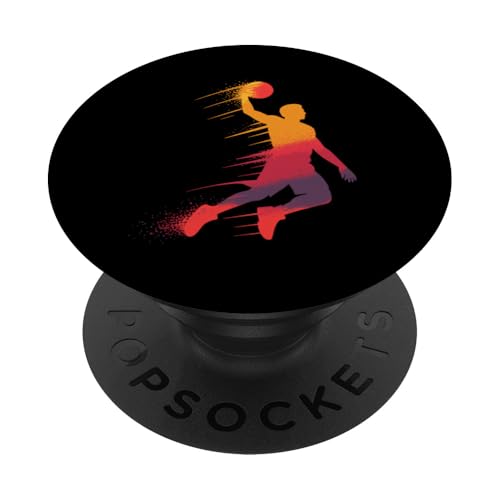 Basketball Spieler Basketballer Basketball PopSockets Klebender PopGrip Basketball Spieler Basketballer Basketball PopSockets Klebender PopGrip von Basketballverein Basketball Basketballspieler