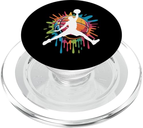 Basketball Spieler Basketballer Basketball PopSockets PopGrip für MagSafe Basketball Spieler Basketballer Basketball PopSockets PopGrip für MagSafe von Basketballverein Basketball Basketballspieler