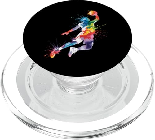 Basketball Spieler Basketballer Basketball PopSockets PopGrip für MagSafe Basketball Spieler Basketballer Basketball PopSockets PopGrip für MagSafe von Basketballverein Basketball Basketballspieler