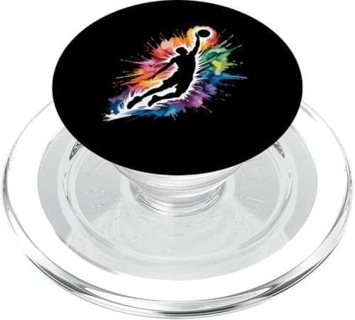 Basketball Spieler Basketballer Basketball PopSockets PopGrip für MagSafe Basketball Spieler Basketballer Basketball PopSockets PopGrip für MagSafe von Basketballverein Basketball Basketballspieler