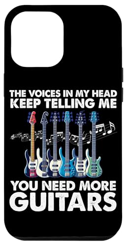 Die Stimmen in meinem Kopf sagen mir immer wieder, dass du mehr Gitarren brauchst Hülle für iPhone 12 Pro Max Die Stimmen in meinem Kopf sagen mir immer wieder, dass du mehr Gitarren brauchst Hülle für iPhone 12 Pro Max von Bass Guitar Instrument Bass Guitars Lover Musician