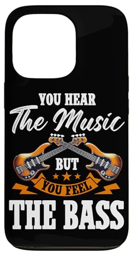 Du hörst die Musik, aber du fühlst die Bassgitarrengitarre Hülle für iPhone 13 Pro Du hörst die Musik, aber du fühlst die Bassgitarrengitarre Hülle für iPhone 13 Pro von Bass Guitar Instrument Bass Guitars Lover Musician