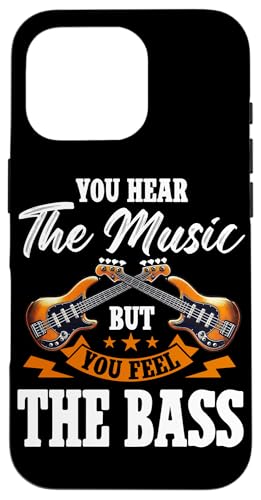 Du hörst die Musik, aber du fühlst die Bassgitarrengitarre Hülle für iPhone 16 Pro Du hörst die Musik, aber du fühlst die Bassgitarrengitarre Hülle für iPhone 16 Pro von Bass Guitar Instrument Bass Guitars Lover Musician