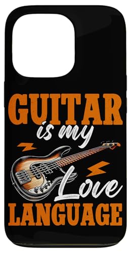 Guitar Is My Love Language Gitarrist E-Gitarrenspieler Hülle für iPhone 13 Pro Guitar Is My Love Language Gitarrist E-Gitarrenspieler Hülle für iPhone 13 Pro von Bass Guitar Instrument Bass Guitars Lover Musician