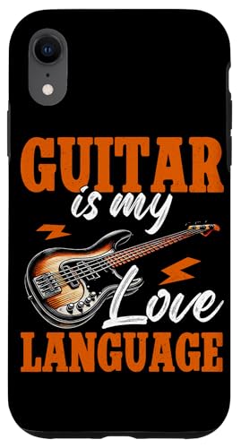 Guitar Is My Love Language Gitarrist E-Gitarrenspieler Hülle für iPhone XR Guitar Is My Love Language Gitarrist E-Gitarrenspieler Hülle für iPhone XR von Bass Guitar Instrument Bass Guitars Lover Musician