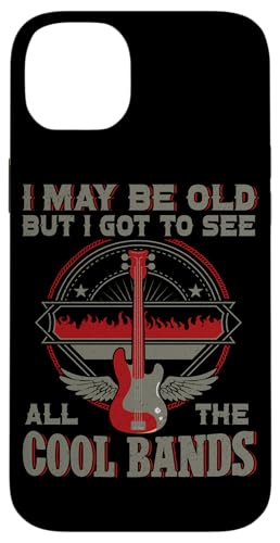 I May Be Old But I Got To See All The Cool Bands Bassgitarre Hülle für iPhone 14 Plus I May Be Old But I Got To See All The Cool Bands Bassgitarre Hülle für iPhone 14 Plus von Bass Guitar Instrument Bass Guitars Lover Musician