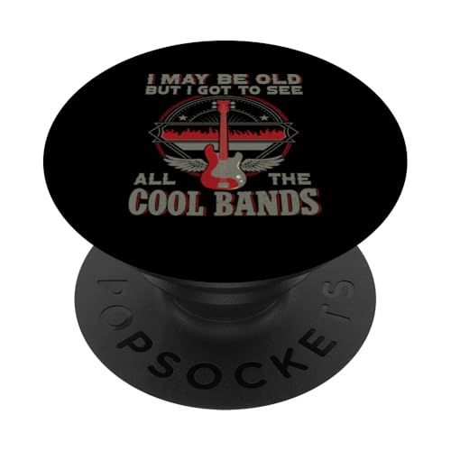 I May Be Old But I Got To See All The Cool Bands Bassgitarre PopSockets Klebender PopGrip I May Be Old But I Got To See All The Cool Bands Bassgitarre PopSockets Klebender PopGrip von Bass Guitar Instrument Bass Guitars Lover Musician