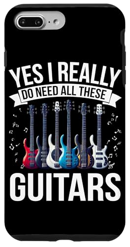 Ja, ich brauche wirklich all diese Gitarren, E-Gitarrist Hülle für iPhone 7 Plus/8 Plus Ja, ich brauche wirklich all diese Gitarren, E-Gitarrist Hülle für iPhone 7 Plus/8 Plus von Bass Guitar Instrument Bass Guitars Lover Musician