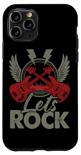 Let's Rock Bass Gitarist E-Gitarrenspieler Vintage Hülle für iPhone 11 Pro Let's Rock Bass Gitarist E-Gitarrenspieler Vintage Hülle für iPhone 11 Pro von Bass Guitar Instrument Bass Guitars Lover Musician