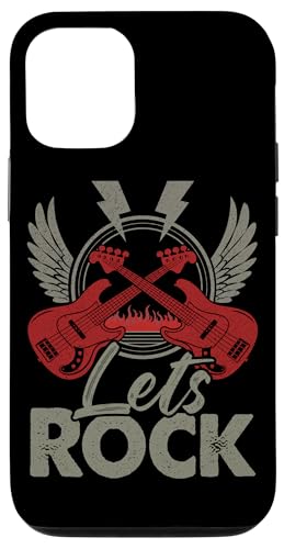 Let's Rock Bass Gitarist E-Gitarrenspieler Vintage Hülle für iPhone 12/12 Pro Let's Rock Bass Gitarist E-Gitarrenspieler Vintage Hülle für iPhone 12/12 Pro von Bass Guitar Instrument Bass Guitars Lover Musician