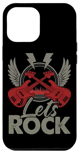 Let's Rock Bass Gitarist E-Gitarrenspieler Vintage Hülle für iPhone 12 Pro Max Let's Rock Bass Gitarist E-Gitarrenspieler Vintage Hülle für iPhone 12 Pro Max von Bass Guitar Instrument Bass Guitars Lover Musician