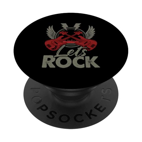 Let's Rock Bass Gitarist E-Gitarrenspieler Vintage PopSockets Klebender PopGrip Let's Rock Bass Gitarist E-Gitarrenspieler Vintage PopSockets Klebender PopGrip von Bass Guitar Instrument Bass Guitars Lover Musician
