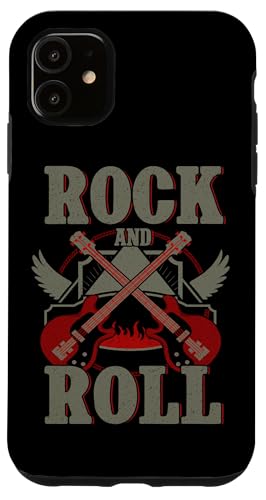 Rock and Roll Bass Gitarist E-Gitarre Vintage Hülle für iPhone 11 Rock and Roll Bass Gitarist E-Gitarre Vintage Hülle für iPhone 11 von Bass Guitar Instrument Bass Guitars Lover Musician