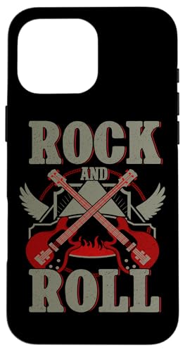 Rock and Roll Bass Gitarist E-Gitarre Vintage Hülle für iPhone 16 Pro Max Rock and Roll Bass Gitarist E-Gitarre Vintage Hülle für iPhone 16 Pro Max von Bass Guitar Instrument Bass Guitars Lover Musician