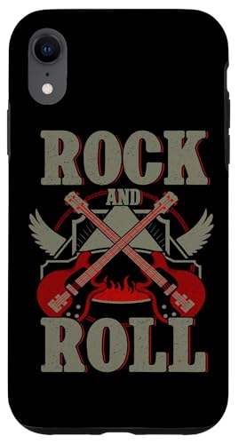 Rock and Roll Bass Gitarist E-Gitarre Vintage Hülle für iPhone XR Rock and Roll Bass Gitarist E-Gitarre Vintage Hülle für iPhone XR von Bass Guitar Instrument Bass Guitars Lover Musician