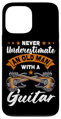 Unterschätze niemals einen alten Mann mit Gitarre und Bassgitarre Hülle für iPhone 13 Pro Max Unterschätze niemals einen alten Mann mit Gitarre und Bassgitarre Hülle für iPhone 13 Pro Max von Bass Guitar Instrument Bass Guitars Lover Musician