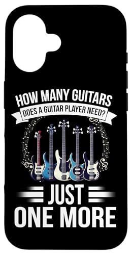 Wie viele Gitarren braucht ein Gitarrenspieler nur noch eine Hülle für iPhone 16 Wie viele Gitarren braucht ein Gitarrenspieler nur noch eine Hülle für iPhone 16 von Bass Guitar Instrument Bass Guitars Lover Musician