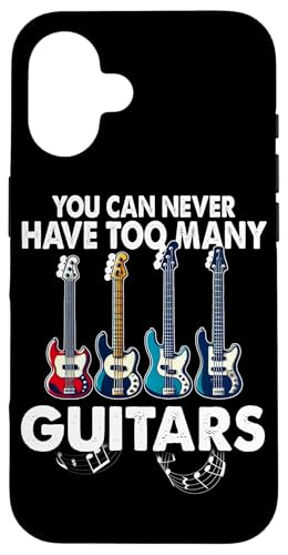 You Can Never Have Too Many Guitars, Bassgitarrist Hülle für iPhone 16 You Can Never Have Too Many Guitars, Bassgitarrist Hülle für iPhone 16 von Bass Guitar Instrument Bass Guitars Lover Musician