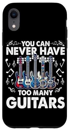 You Can Never Have Too Many Guitars E-Gitarre Funny Hülle für iPhone XR You Can Never Have Too Many Guitars E-Gitarre Funny Hülle für iPhone XR von Bass Guitar Instrument Bass Guitars Lover Musician