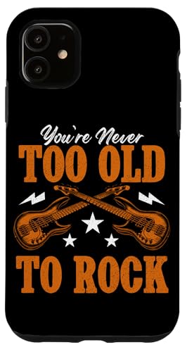 You're Never Too Old To Rock Guitarist E-Gitarre Hülle für iPhone 11 You're Never Too Old To Rock Guitarist E-Gitarre Hülle für iPhone 11 von Bass Guitar Instrument Bass Guitars Lover Musician