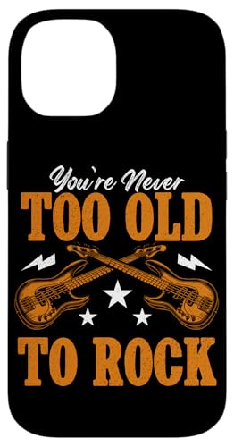 You're Never Too Old To Rock Guitarist E-Gitarre Hülle für iPhone 14 You're Never Too Old To Rock Guitarist E-Gitarre Hülle für iPhone 14 von Bass Guitar Instrument Bass Guitars Lover Musician