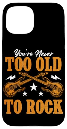 You're Never Too Old To Rock Guitarist E-Gitarre Hülle für iPhone 15 You're Never Too Old To Rock Guitarist E-Gitarre Hülle für iPhone 15 von Bass Guitar Instrument Bass Guitars Lover Musician