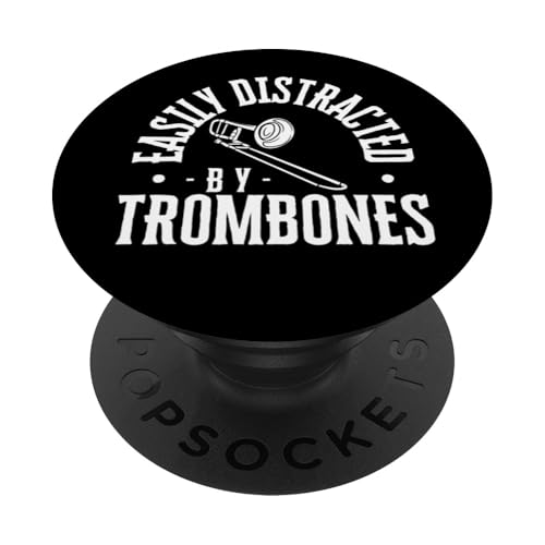 Leicht abgelenkt von Posaunen, lustige Posaunist PopSockets Klebender PopGrip Leicht abgelenkt von Posaunen, lustige Posaunist PopSockets Klebender PopGrip von Bass Trombone Gifts For Teen Boys