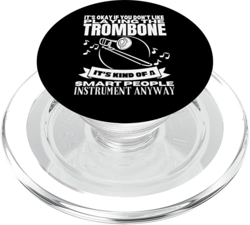 Posaune ist für kluge Leute lustige Posaunist PopSockets PopGrip für MagSafe von Bass Trombone Gifts For Teen Boys
