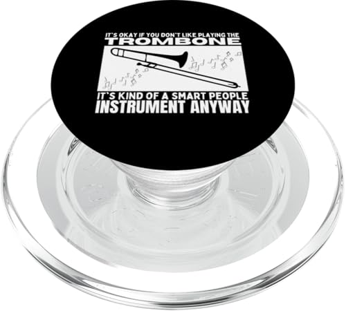 Posaune ist für kluge Leute lustige Posaunist PopSockets PopGrip für MagSafe von Bass Trombone Gifts For Teen Boys