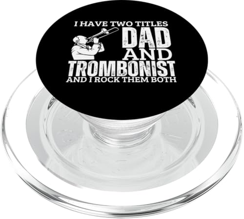 Posaunist And Dad Proud Funny Men Posaune PopSockets PopGrip für MagSafe Posaunist And Dad Proud Funny Men Posaune PopSockets PopGrip für MagSafe von Bass Trombone Gifts For Teen Boys