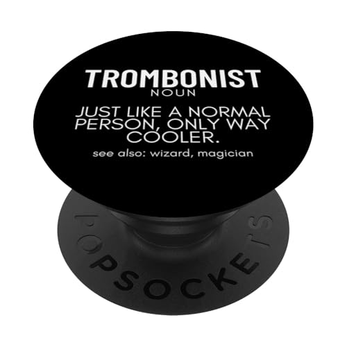 Posaunist Definition Posaune Stolzer Lustiger Posaunenspieler PopSockets Klebender PopGrip Posaunist Definition Posaune Stolzer Lustiger Posaunenspieler PopSockets Klebender PopGrip von Bass Trombone Gifts For Teen Boys