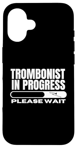 Posaunist in Bearbeitung Loading Funny Posaune Hülle für iPhone 16 von Bass Trombone Gifts For Teen Boys