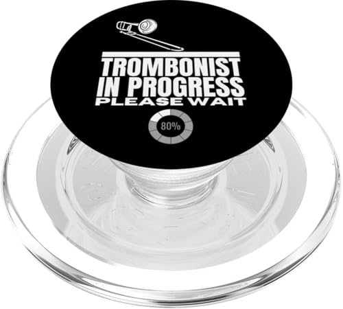 Posaunist in Bearbeitung Loading Funny Posaune PopSockets PopGrip für MagSafe von Bass Trombone Gifts For Teen Boys