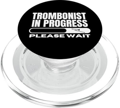 Posaunist in Bearbeitung Loading Funny Posaune PopSockets PopGrip für MagSafe von Bass Trombone Gifts For Teen Boys