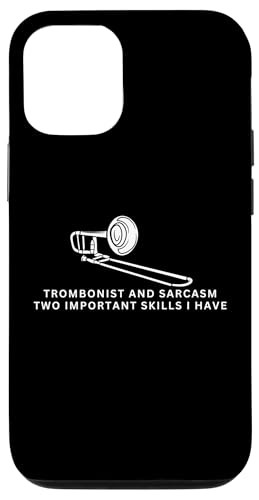 Posaunist und Sarkasmus lustiger Posaunenspieler Hülle für iPhone 12/12 Pro von Bass Trombone Gifts For Teen Boys