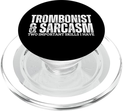 Posaunist und Sarkasmus lustiger Posaunenspieler PopSockets PopGrip für MagSafe von Bass Trombone Gifts For Teen Boys