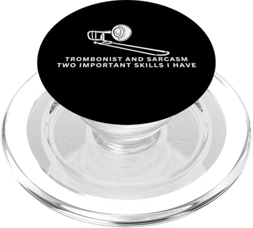 Posaunist und Sarkasmus lustiger Posaunenspieler PopSockets PopGrip für MagSafe von Bass Trombone Gifts For Teen Boys