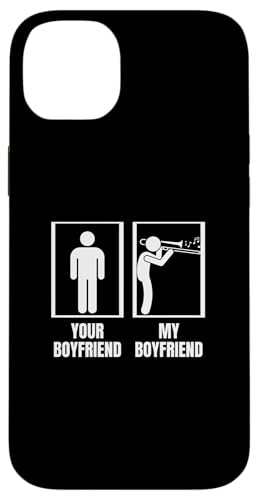 Your Boyfriend My Boyfriend Posaune Funny Posaunist Hülle für iPhone 14 Plus von Bass Trombone Gifts For Teen Boys