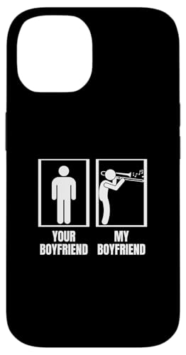 Your Boyfriend My Boyfriend Posaune Funny Posaunist Hülle für iPhone 14 von Bass Trombone Gifts For Teen Boys