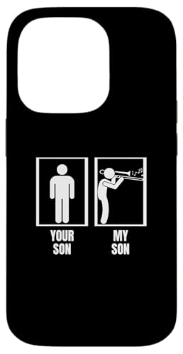 Your Son My Son Posaune Dad Mom Funny Posaunist Hülle für iPhone 14 Pro von Bass Trombone Gifts For Teen Boys