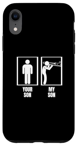 Your Son My Son Posaune Dad Mom Funny Posaunist Hülle für iPhone XR von Bass Trombone Gifts For Teen Boys