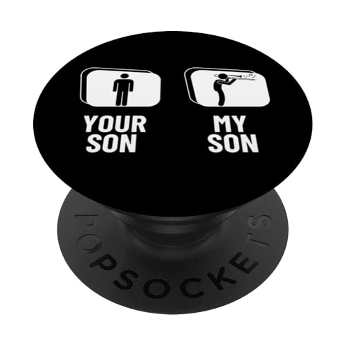 Your Son My Son Posaune Dad Mom Funny Posaunist PopSockets Klebender PopGrip von Bass Trombone Gifts For Teen Boys