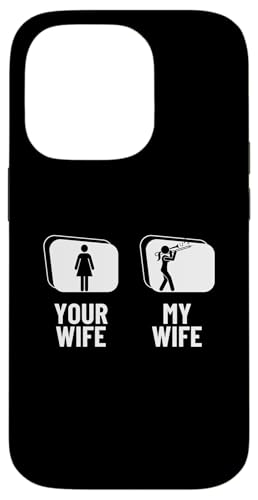 Your Wife My Wife Posaune Ehemann Lustige Posaunist Hülle für iPhone 14 Pro von Bass Trombone Gifts For Teen Boys