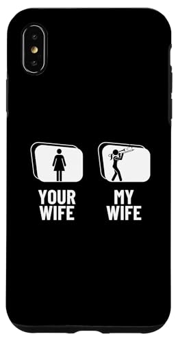 Your Wife My Wife Posaune Ehemann Lustige Posaunist Hülle für iPhone XS Max von Bass Trombone Gifts For Teen Boys