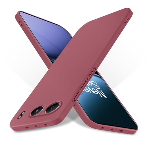 Bastmei Handyhülle Für OnePlus Nord 4 Hülle 5G, Ultraleicht dünne Thin Fit Cover, Harte PC Rückseite, Kameraschutz rutschfest Mattierte Case Kompatibel mit OnePlus Nord 4 2024 - Weinrot Bastmei Handyhülle Für OnePlus Nord 4 Hülle 5G, Ultraleicht dünne Thin Fit Cover, Harte PC Rückseite, Kameraschutz rutschfest Mattierte Case Kompatibel mit OnePlus Nord 4 2024 - Weinrot von Bastmei