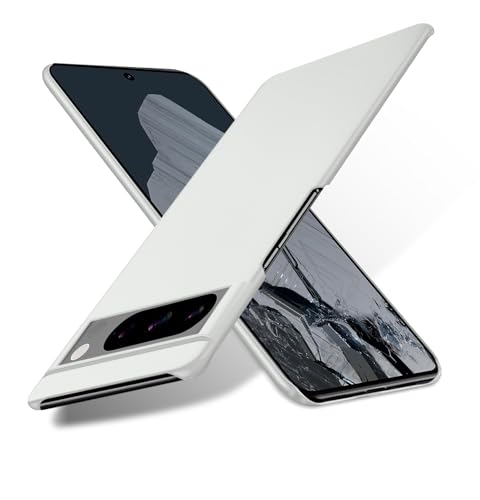 Bastmei für Google Pixel 8 pro Hülle, Ultraleicht Ultradünn Kratzfest rutschfest Kameraschutz Mattierte Textur Hart PC Handyhülle Hülle für Google Pixel 8 pro (Aschfarben) von Bastmei