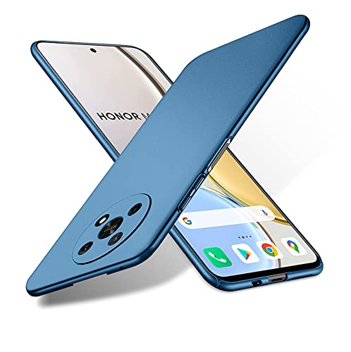 Bastmei für Honor Magic 4 Lite 5G Hülle (Nicht für 4G), Ultraleicht Ultradünn Kratzfest rutschfest Kameraschutz Mattierte Textur Hart PC Handyhülle Hülle für Honor Magic 4 Lite 5G (Blau) von Bastmei